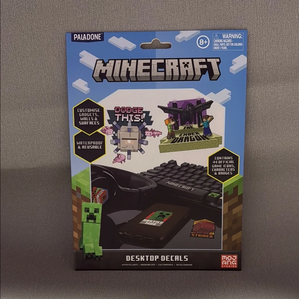 Minecraft Desktop Decals - Black and Green